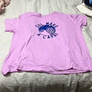 Pink j crew tshirt